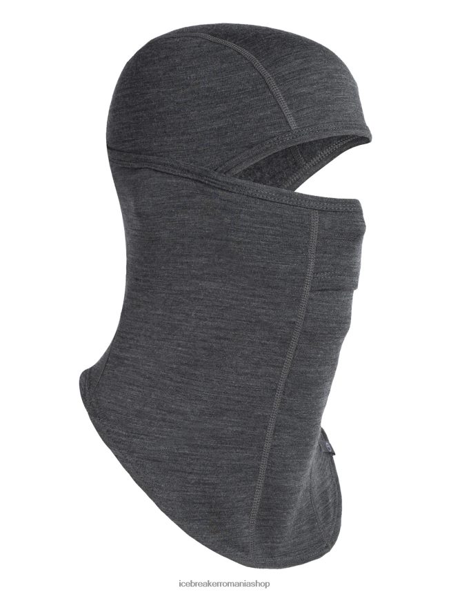 Icebreaker accesorii jet heather unisex balaclava merino apex DL46T328