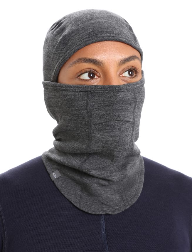 Icebreaker accesorii jet heather unisex balaclava merino apex DL46T328