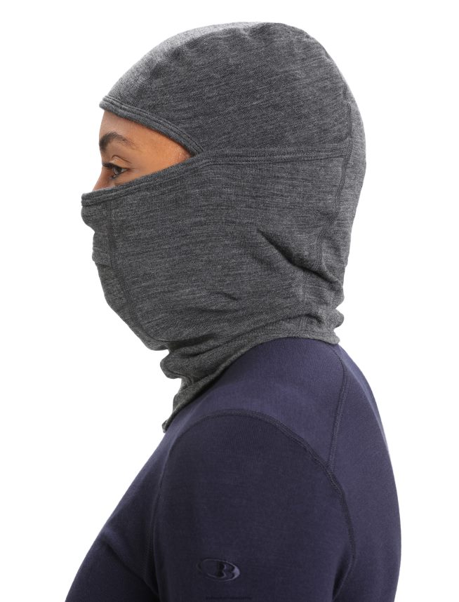 Icebreaker accesorii jet heather unisex balaclava merino apex DL46T328