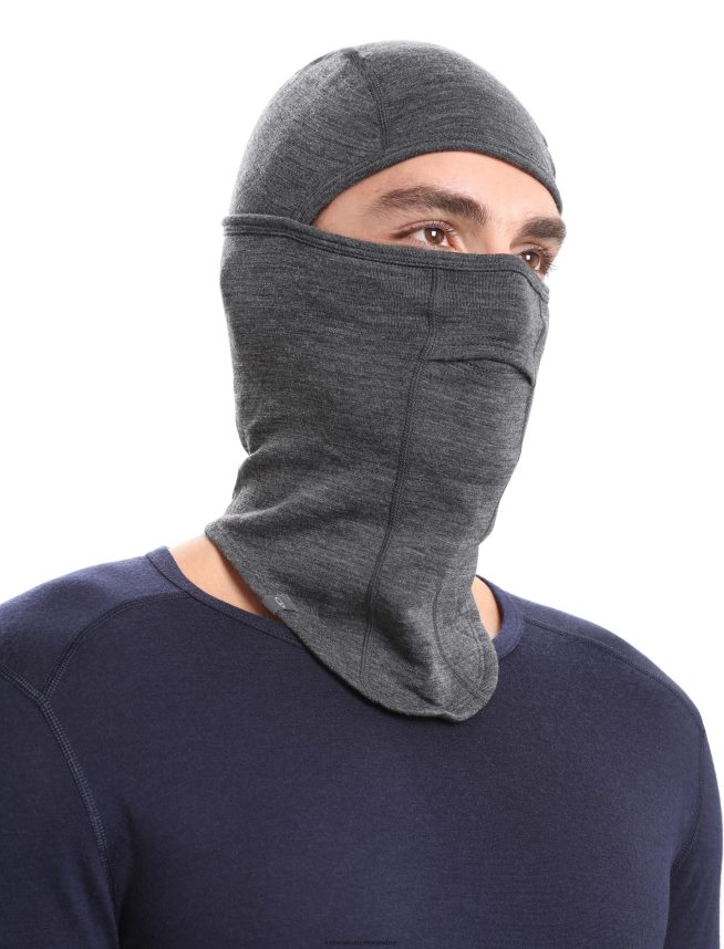 Icebreaker accesorii jet heather unisex balaclava merino apex DL46T328