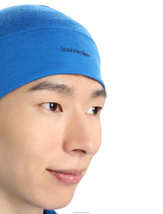 Icebreaker accesorii lazurit/eter unisex beanie merino quantum DL46T472