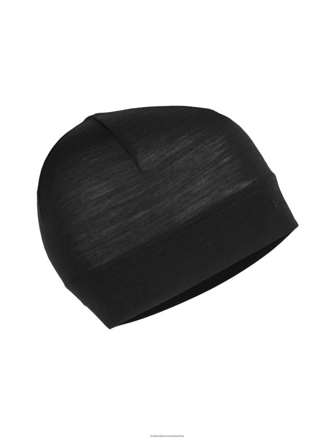 Icebreaker accesorii negru unisex cool-lite merino flexi beanie DL46T317