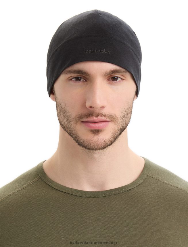Icebreaker accesorii negru unisex cool-lite merino flexi beanie DL46T317