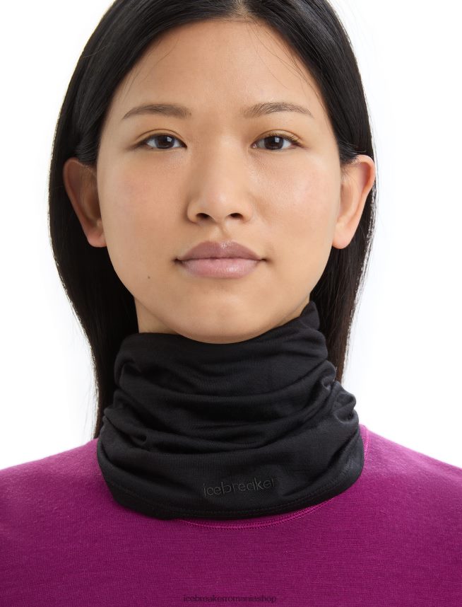 Icebreaker accesorii negru unisex cool-lite merino flexi chute DL46T324