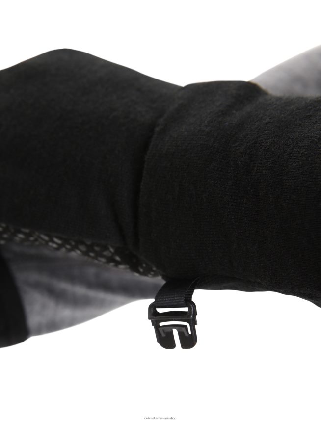 Icebreaker îmbrăcăminte negru unisex mănuși cuantice merino DL46T301