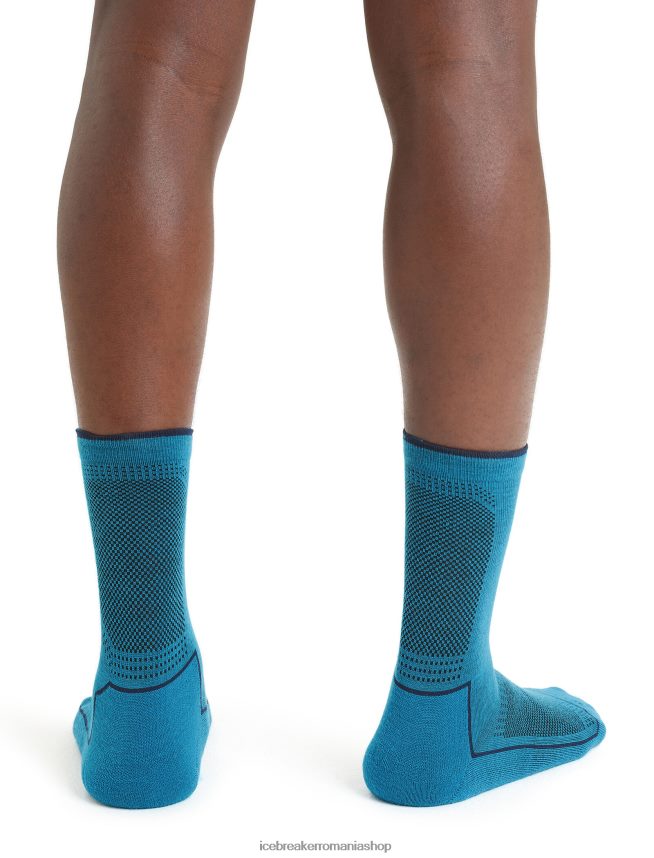 Icebreaker accesorii geo albastru bărbați șosete cool-lite merino hike 3q crew DL46T270