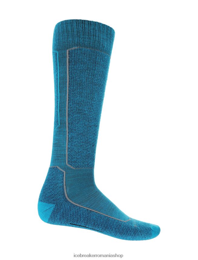 Icebreaker accesorii geo blue/royal navy bărbați merino ski+ șosete ușoare peste gambe DL46T298