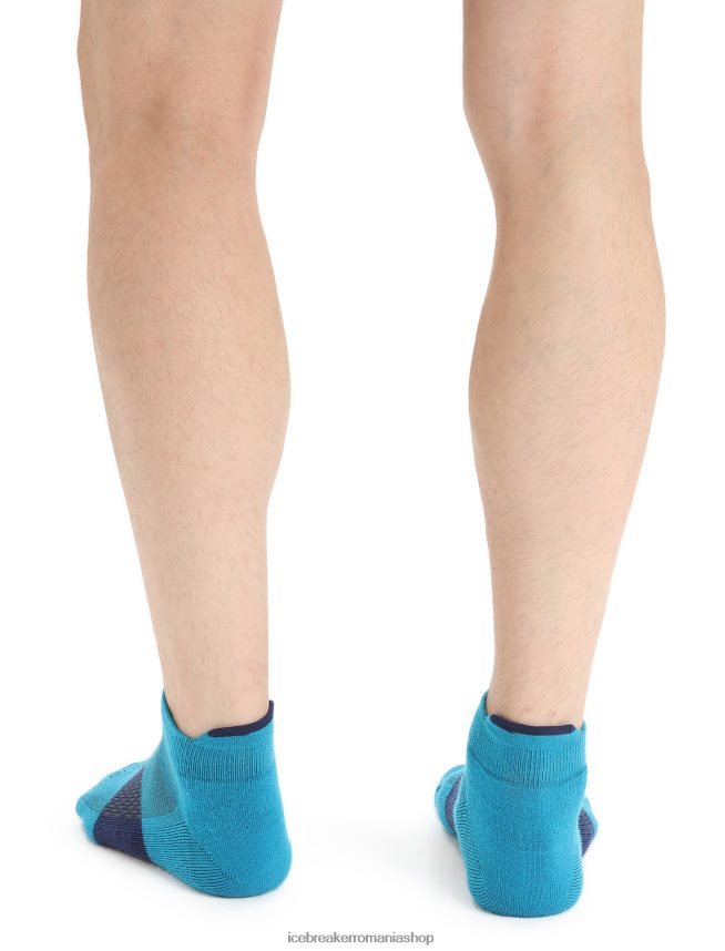 Icebreaker accesorii geo blue/royal navy bărbați microșosete ușoare din merino multisport DL46T280