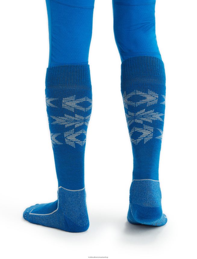 Icebreaker accesorii lazurita/zapada bărbați merino ski+ șosete ușoare peste vițel schi heritage DL46T458