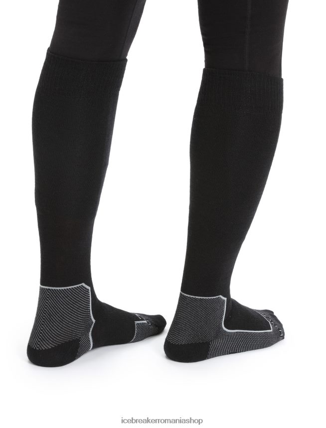 Icebreaker accesorii negru femei ciorapi de ski+ ultralight din merinos peste gambe DL46T792
