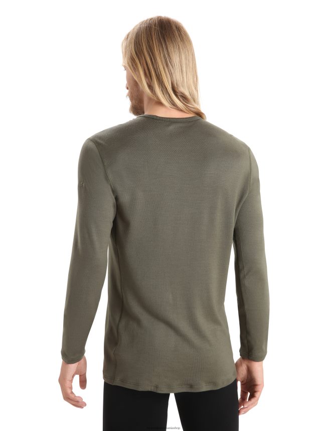 Icebreaker îmbrăcăminte loden bărbați Top termic cu mânecă lungă merino 260 tech DL46T142