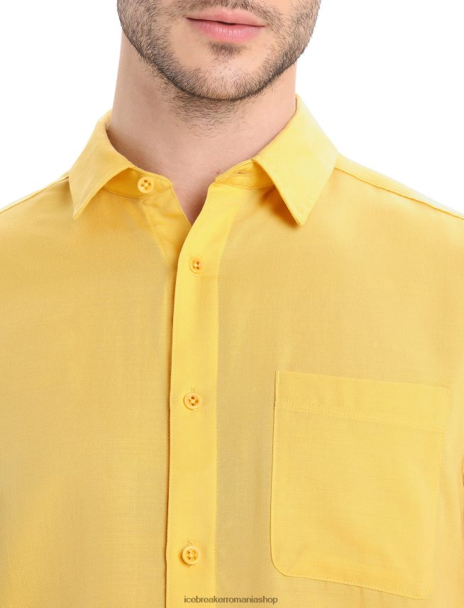 Icebreaker îmbrăcăminte vară bărbați cămașă cu mânecă lungă merino steveston DL46T195