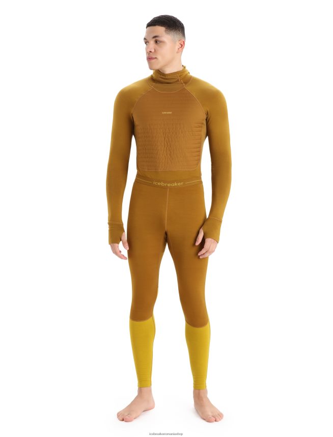 Icebreaker îmbrăcăminte cuișoare/aur tăcut bărbați Jambiere termice din merinos 200 zoneknit DL46T431
