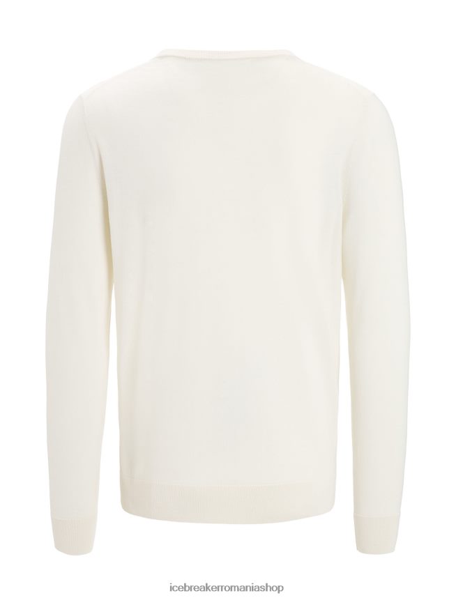 Icebreaker îmbrăcăminte cretă bărbați pulover merino wilcox cu mânecă lungă cu decolteu în V DL46T226