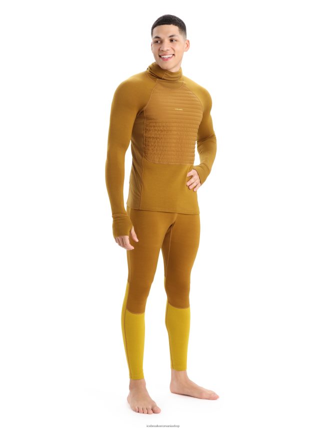 Icebreaker îmbrăcăminte cuișoare bărbați hanorac termic cu mânecă lungă izolată din merino zoneknit DL46T430