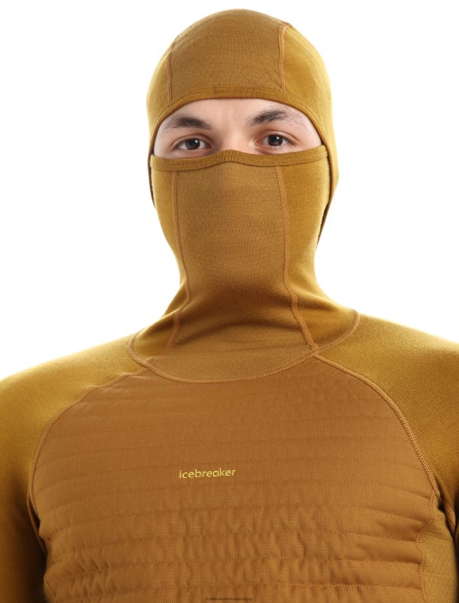 Icebreaker îmbrăcăminte cuișoare bărbați hanorac termic cu mânecă lungă izolată din merino zoneknit DL46T430