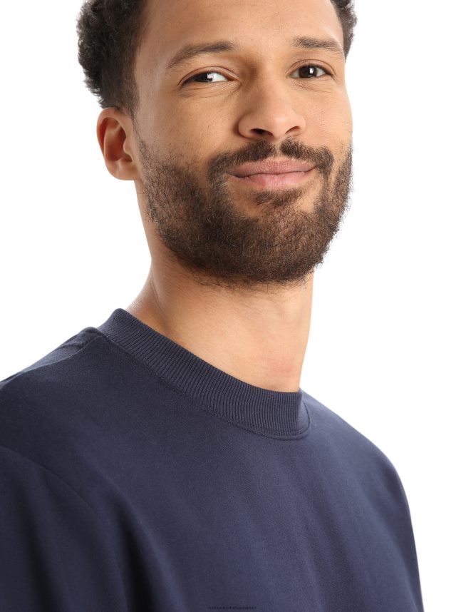 Icebreaker îmbrăcăminte marina de la miezul nopții bărbați hanorac merino central ii cu maneca lunga DL46T222