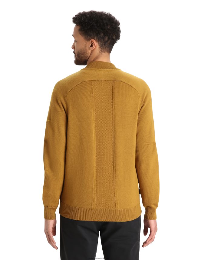 Icebreaker îmbrăcăminte cuișoare bărbați City label zoneknit merinos izolat tricot bomber DL46T418