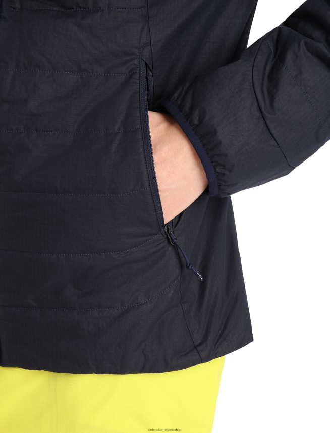 Icebreaker îmbrăcăminte marina de la miezul nopții bărbați jacheta merinoloft DL46T244