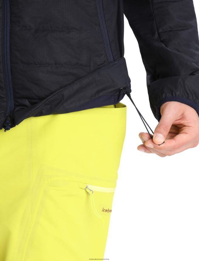 Icebreaker îmbrăcăminte marina de la miezul nopții bărbați jacheta merinoloft DL46T244