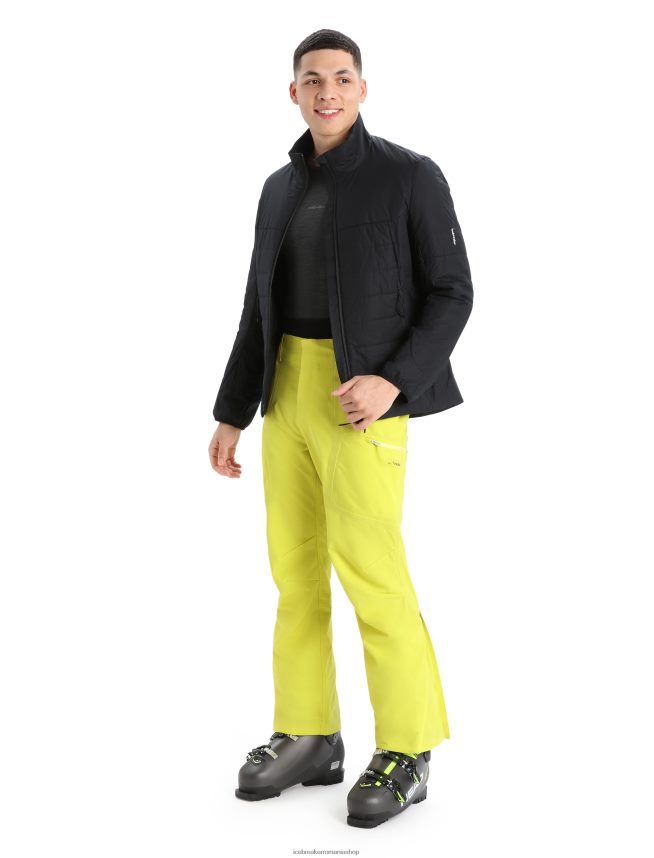 Icebreaker îmbrăcăminte negru bărbați jacheta merinoloft DL46T243