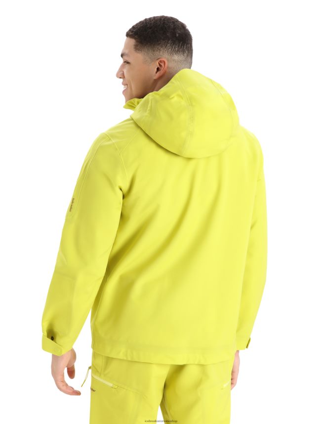 Icebreaker îmbrăcăminte strălucire bărbați jachetă cu glugă shell+ merinos DL46T394