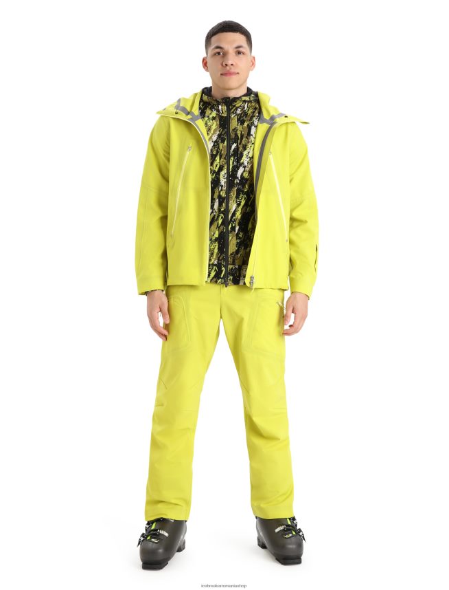 Icebreaker îmbrăcăminte strălucire bărbați jachetă cu glugă shell+ merinos DL46T394