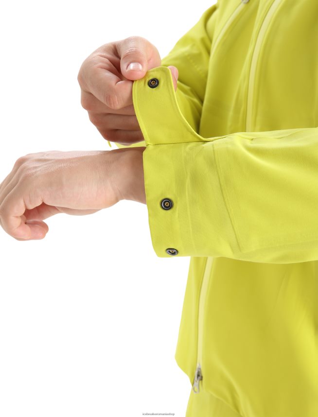 Icebreaker îmbrăcăminte strălucire bărbați jachetă cu glugă shell+ merinos DL46T394