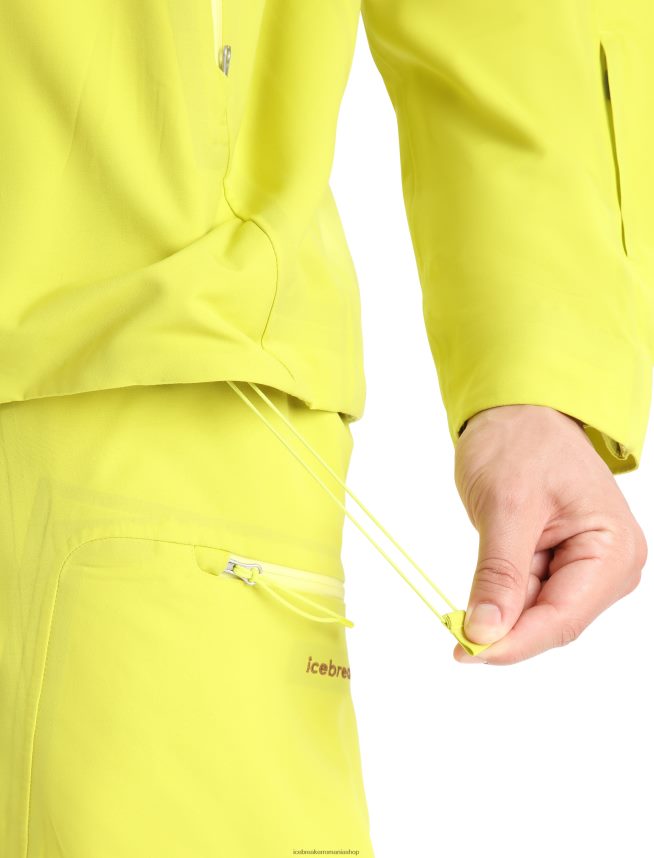 Icebreaker îmbrăcăminte strălucire bărbați jachetă cu glugă shell+ merinos DL46T394