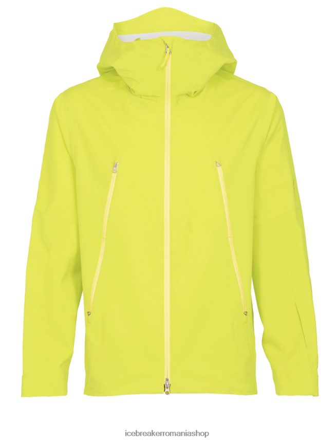 Icebreaker îmbrăcăminte strălucire bărbați jachetă cu glugă shell+ merinos DL46T394