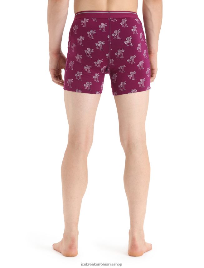 Icebreaker îmbrăcăminte du-te boabe bărbați boxeri din merino anatomica DL46T113