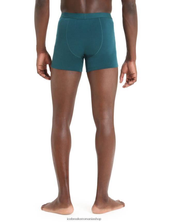 Icebreaker îmbrăcăminte glorie verde bărbați boxeri cool-lite din merino anatomica DL46T104