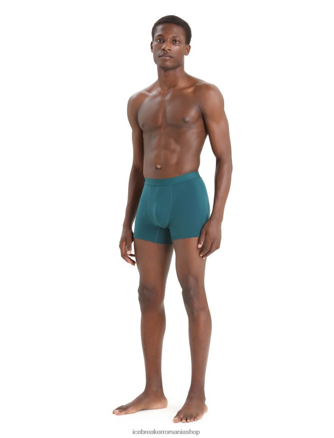 Icebreaker îmbrăcăminte glorie verde bărbați boxeri cool-lite din merino anatomica DL46T104