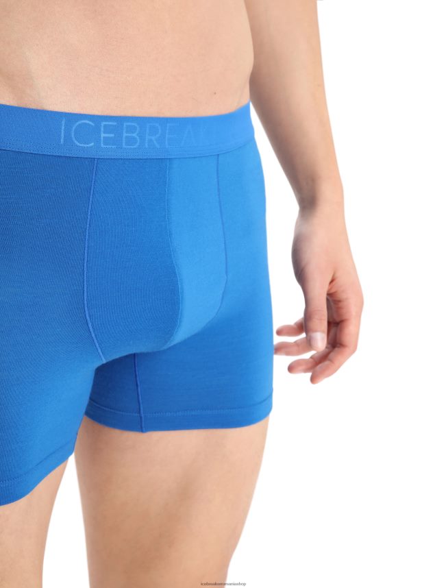 Icebreaker îmbrăcăminte lazurit bărbați boxeri cool-lite din merino anatomica DL46T102