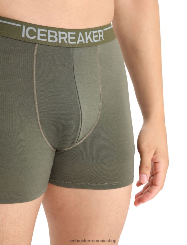 Icebreaker îmbrăcăminte loden bărbați boxeri din merino anatomica DL46T110