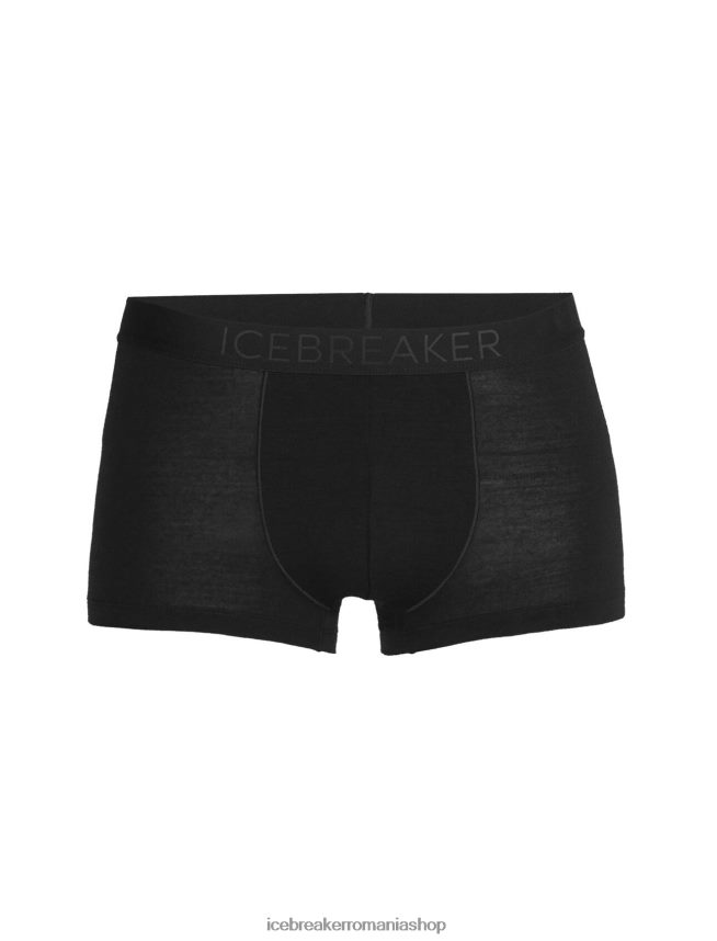Icebreaker îmbrăcăminte negru bărbați trunchi anatomici din merino cool-lite DL46T114