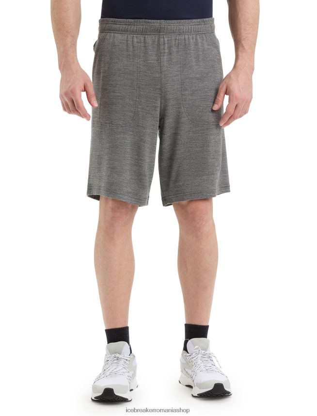 Icebreaker îmbrăcăminte gritstone heather bărbați pantaloni scurți merinos DL46T246