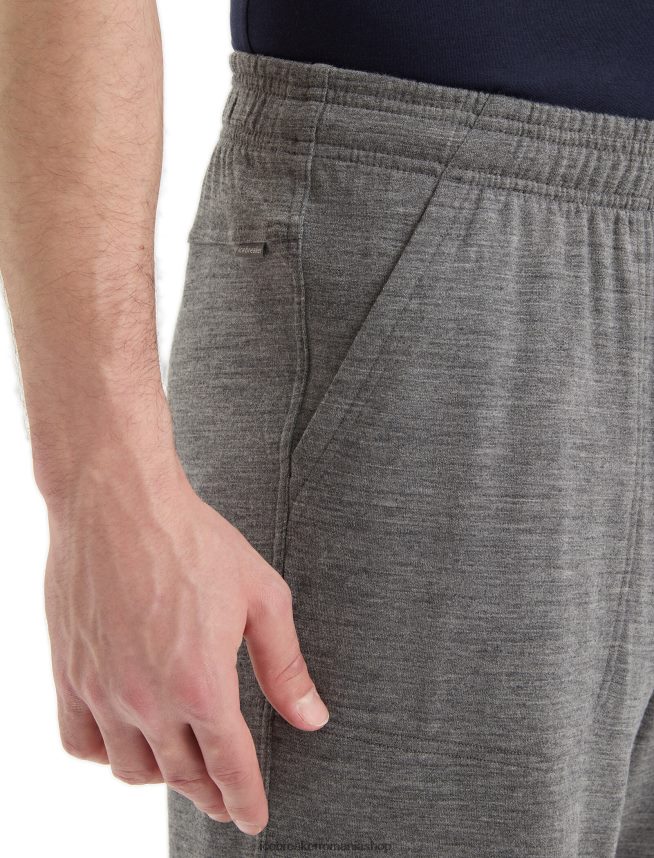 Icebreaker îmbrăcăminte gritstone heather bărbați pantaloni scurți merinos DL46T246