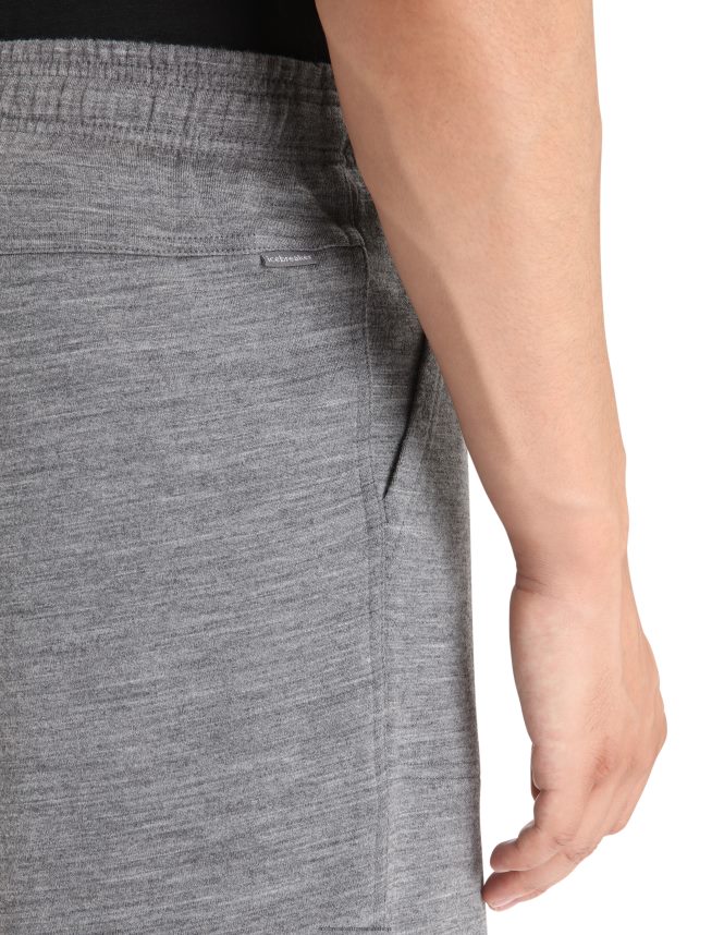 Icebreaker îmbrăcăminte gritstone heather bărbați pantaloni scurți merinos DL46T246