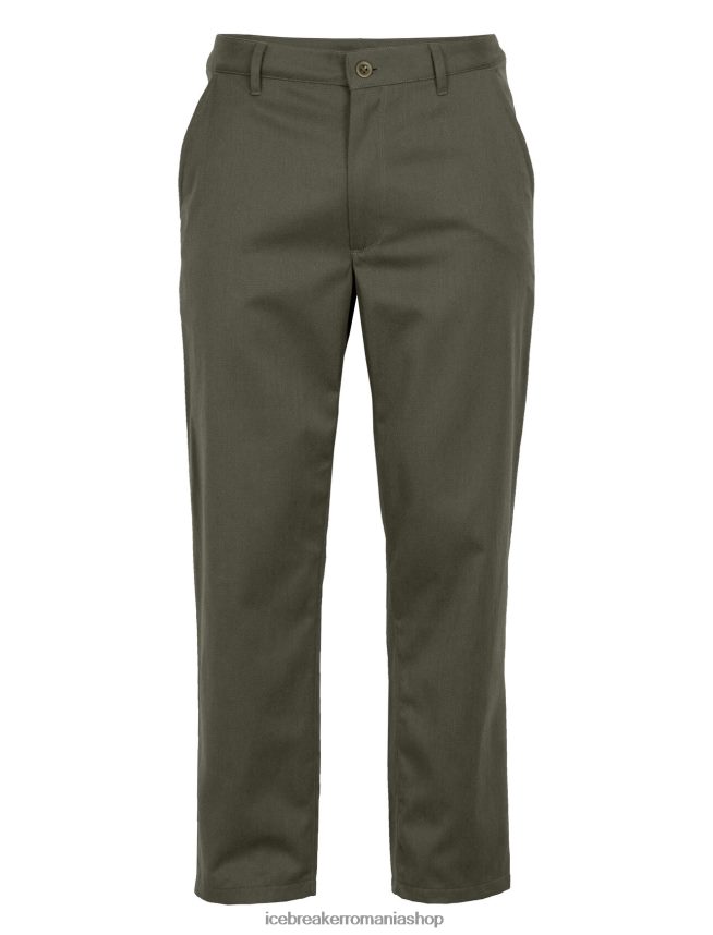 Icebreaker îmbrăcăminte loden bărbați pantaloni merino berlin DL46T351