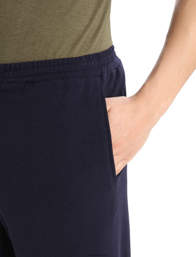 Icebreaker îmbrăcăminte marina de la miezul nopții bărbați pantaloni jogger din realfleece merino dalston DL46T407