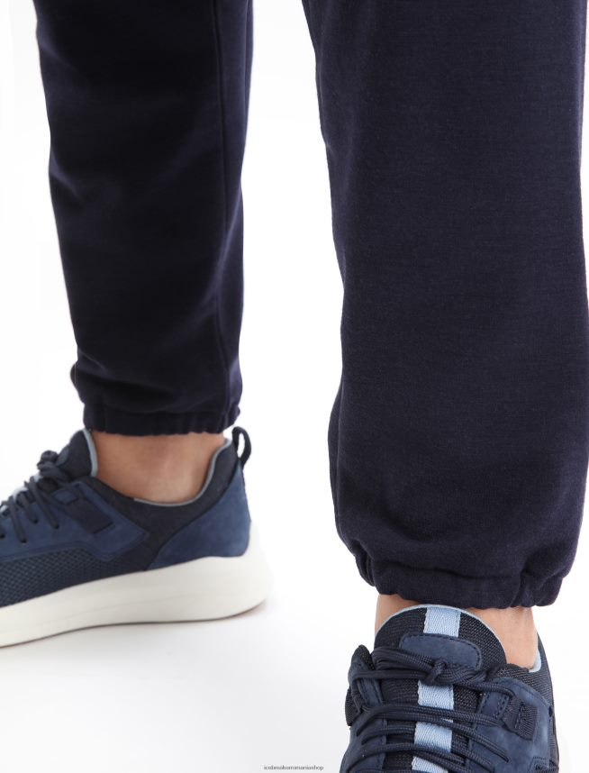 Icebreaker îmbrăcăminte marina de la miezul nopții bărbați pantaloni jogger din realfleece merino dalston DL46T407