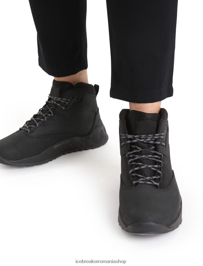 Icebreaker îmbrăcăminte negru bărbați pantaloni merino berlin DL46T350