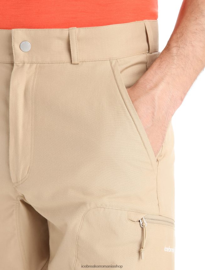Icebreaker îmbrăcăminte nisip bărbați pantaloni de drumeție merinos DL46T253