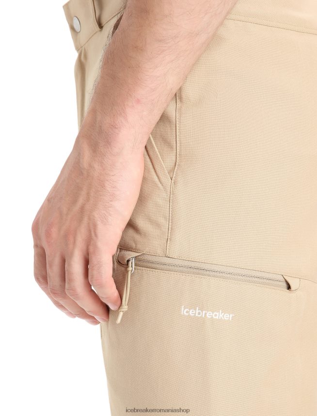 Icebreaker îmbrăcăminte nisip bărbați pantaloni de drumeție merinos DL46T253