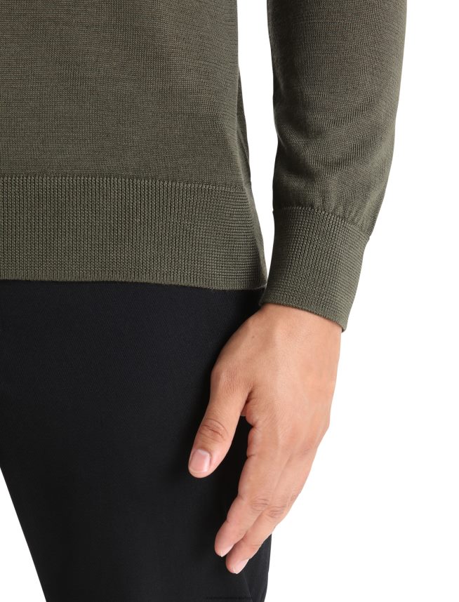 Icebreaker îmbrăcăminte loden bărbați hanorac cool-lite merino nova pulover DL46T424