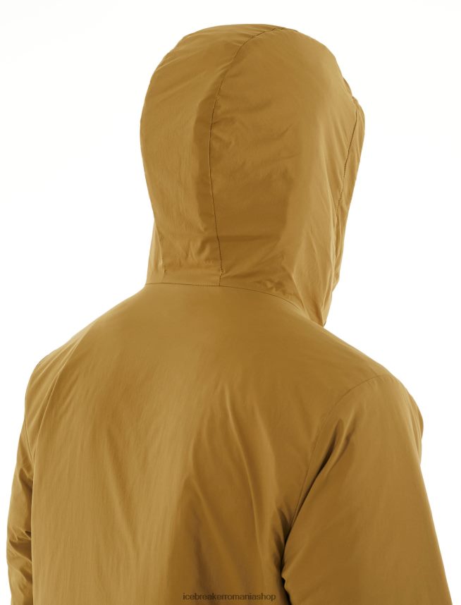 Icebreaker îmbrăcăminte curry bărbați top cu glugă cu mânecă lungă merinoloft Westerly DL46T497