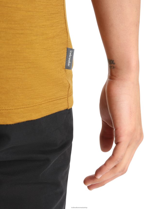 Icebreaker îmbrăcăminte cuișoare bărbați tricou cu mânecă scurtă merino tech lite ii ski yeti DL46T363