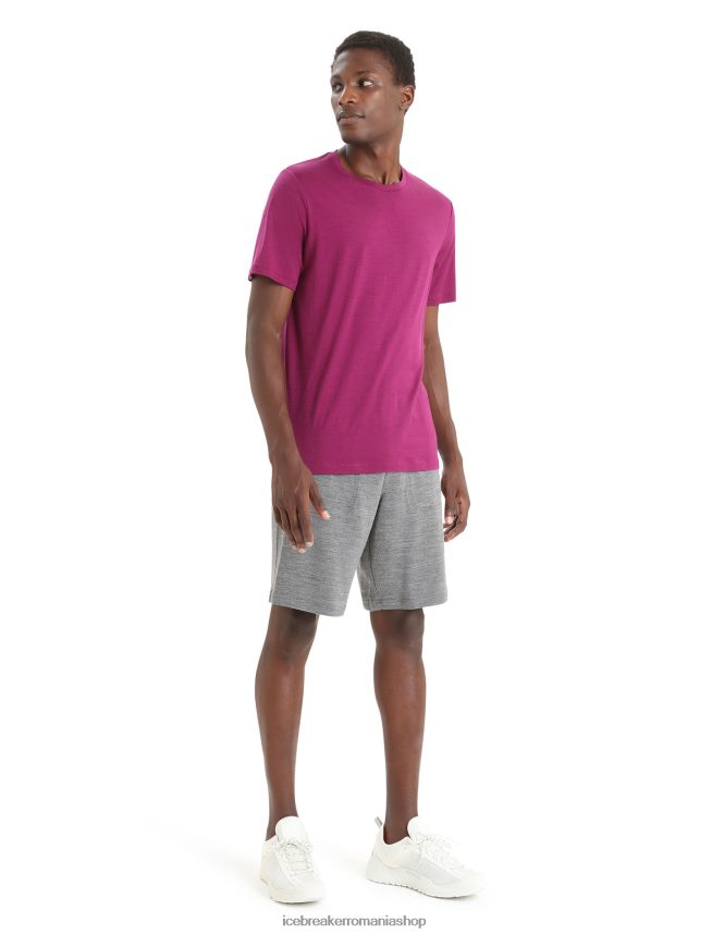 Icebreaker îmbrăcăminte du-te boabe bărbați tricou cu mânecă scurtă merino tech lite ii DL46T28