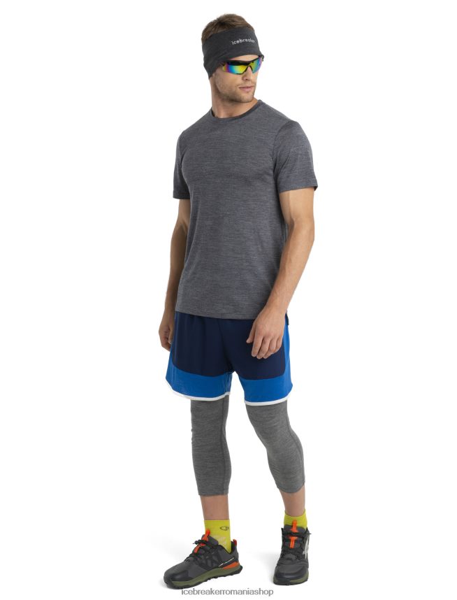 Icebreaker îmbrăcăminte erica de la miezul nopţii bărbați tricou cu mânecă scurtă merino sphere ii DL46T5